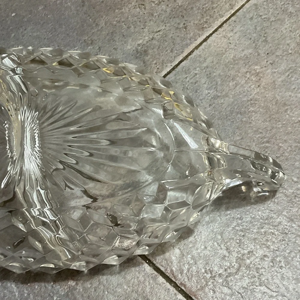 Elegant Clear Glass Serving Tray